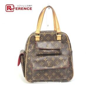 Louis Vuitton Monogram Excentricite Tote Bag Handbag Canvas Brown